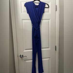 Blue jumpsuit